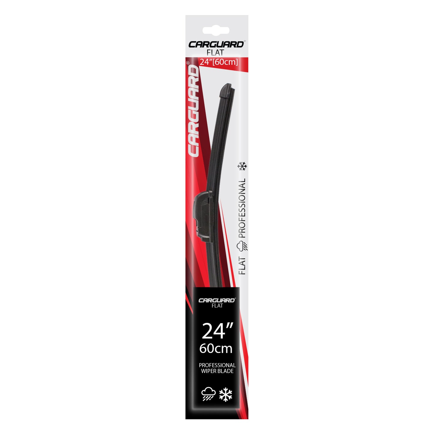 24"/60cm - ștergător universal de parbriz “FLAT” - CARGUARD