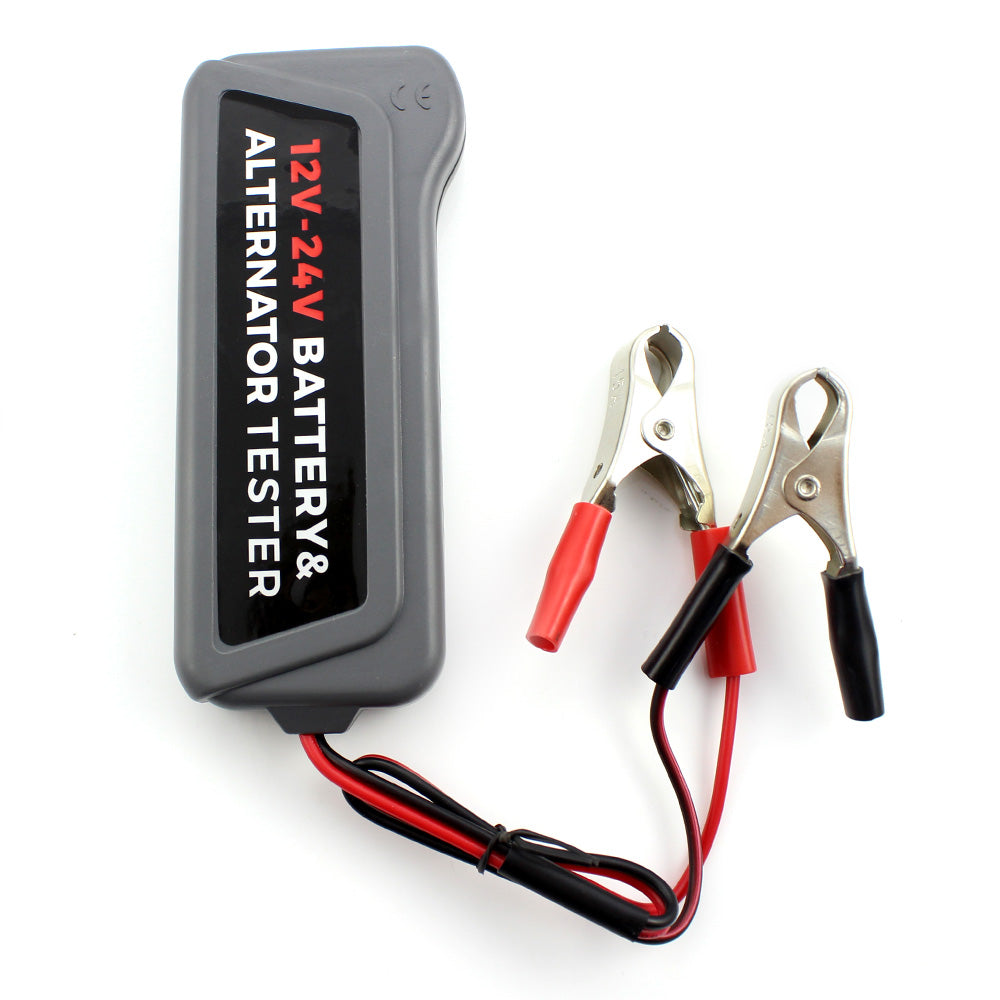 Tester pentru baterie și alternator / 12V – 24V / cu indicatori LED - CARGUARD