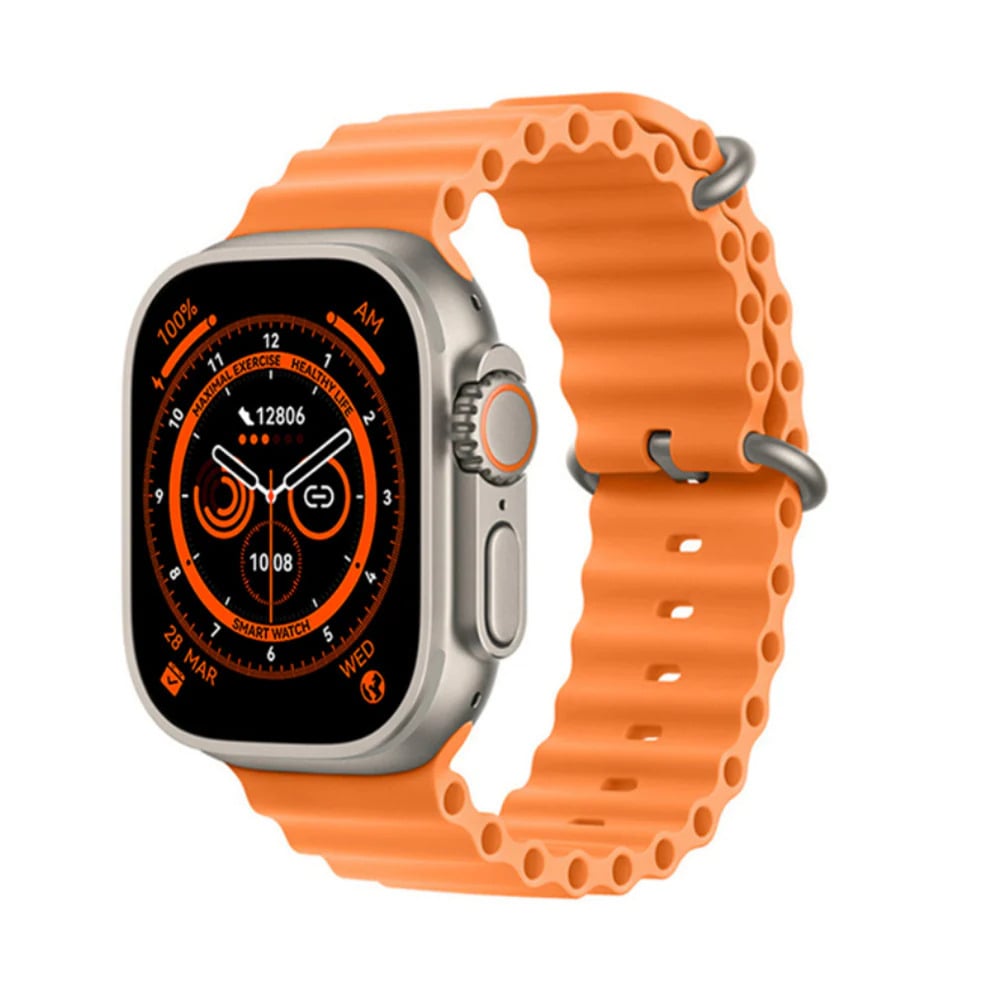 SmartWatch 1.99” cu Curea Extra, Apel Bluetooth, Încărcare Wireless, Monitorizare Sănătate &amp; Notificări engross