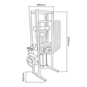 PRESA HIDRAULICA PT. ARCURI SAU AMORTIZOARE DE SUSPENSIE 1T JBM