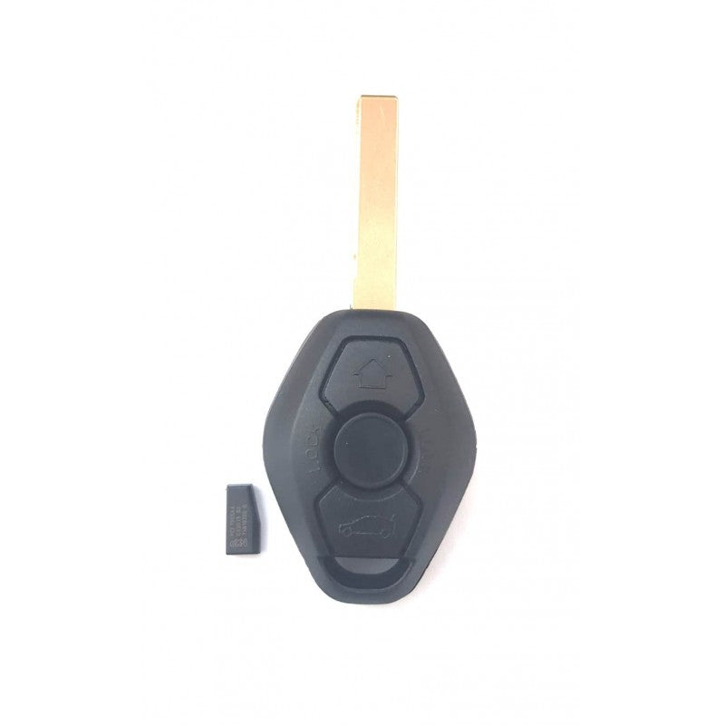 Cheie completa,after market,compatibila cu  BMW, cu electronica si cip,fara logo