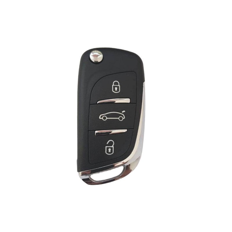Cheie completa Peugeot, 3 but, cu electronica si cip,  PCF 7961 /ID46, 434Mhz, Lamela VA2, FSK