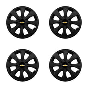 Set 4 capace roti potrivite jantelor de 15 inch compatibile CHEVROLET, Model - 316 Black Edition