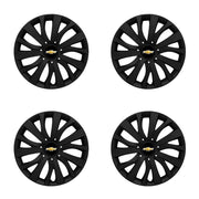 Set 4 capace roti potrivite jantelor de 16 inch compatibile CHEVROLET, Model - 432 Black Edition