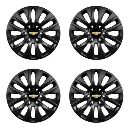 Set 4 capace roti 14 inchi (R14) compatibile gama Chevrolet model - 225 Black