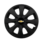 Set 4 capace roti potrivite jantelor de 15 inch compatibile CHEVROLET, Model - 316 Black Edition