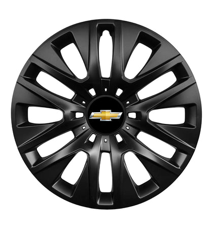 Set 4 capace roti 14 inchi (R14) compatibile gama Chevrolet model - 225 Black
