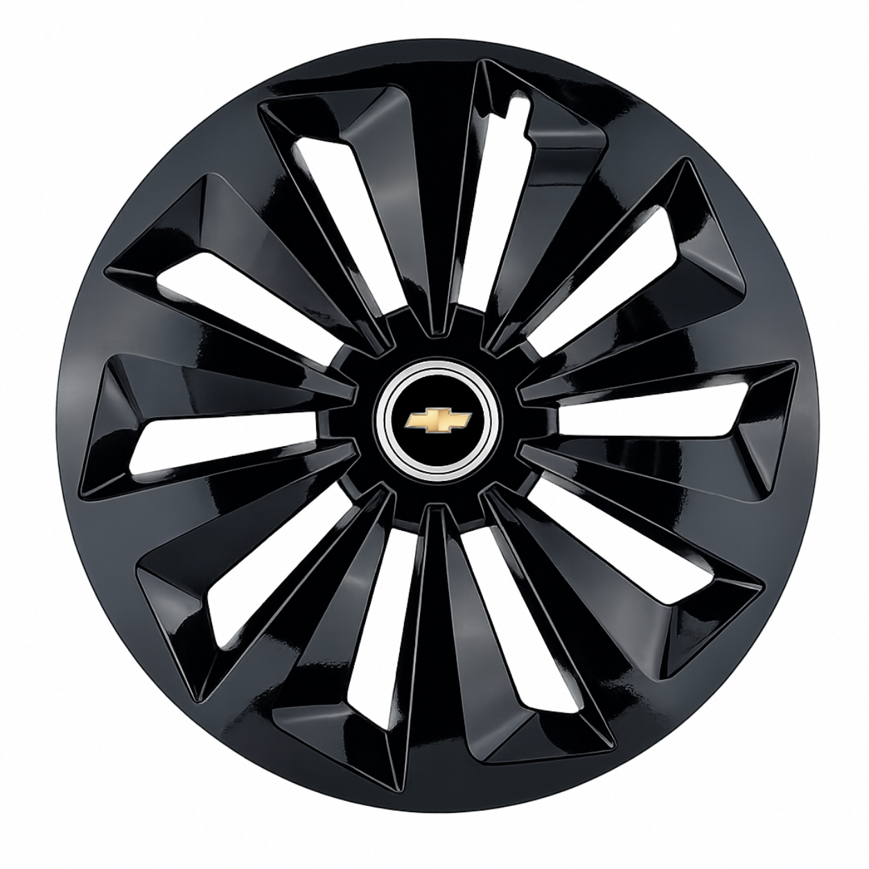 Set 4 capace roti Fox negru R14 Compatibil Cu Chevrolet
