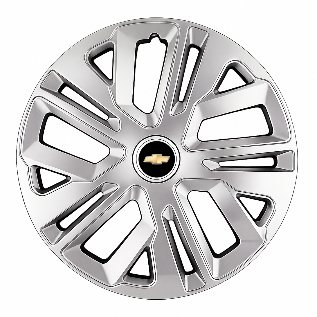 Set 4 Capace Roti 14 inchi (R14) Raven Gri, Compatibile Cu Chevrolet