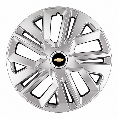 Set 4 Capace Roti 16 inchi (R16) Raven Gri, Compatibile Cu Chevrolet
