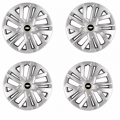 Set 4 Capace Roti 16 inchi (R16) Raven Gri, Compatibile Cu Chevrolet