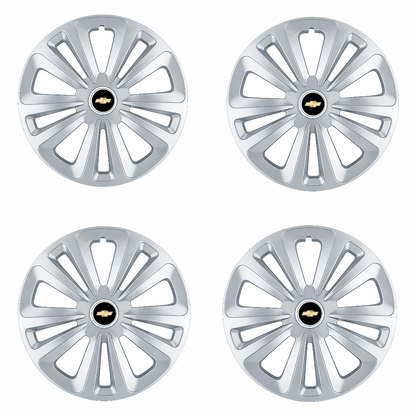 Set 4 Capace Roti Terra Gri R15 pentru Chevrolet