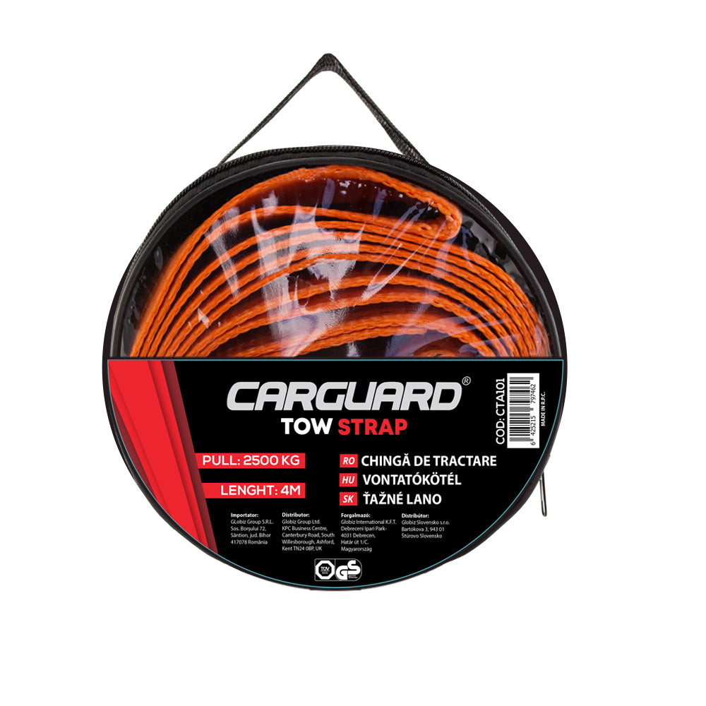 Chingă de tractare Carguard- 4m - 2,5 Tone