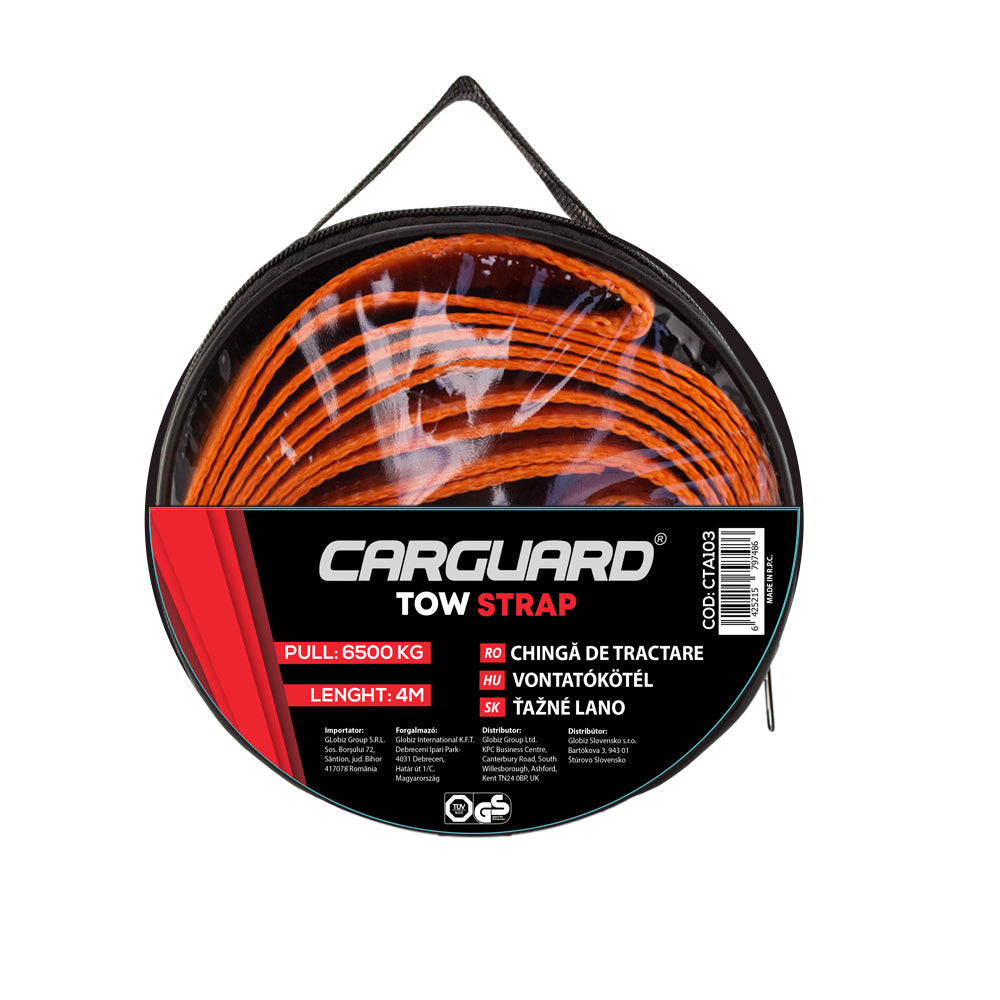 Chingă de tractare Carguard - 4m - 6,5 Tone