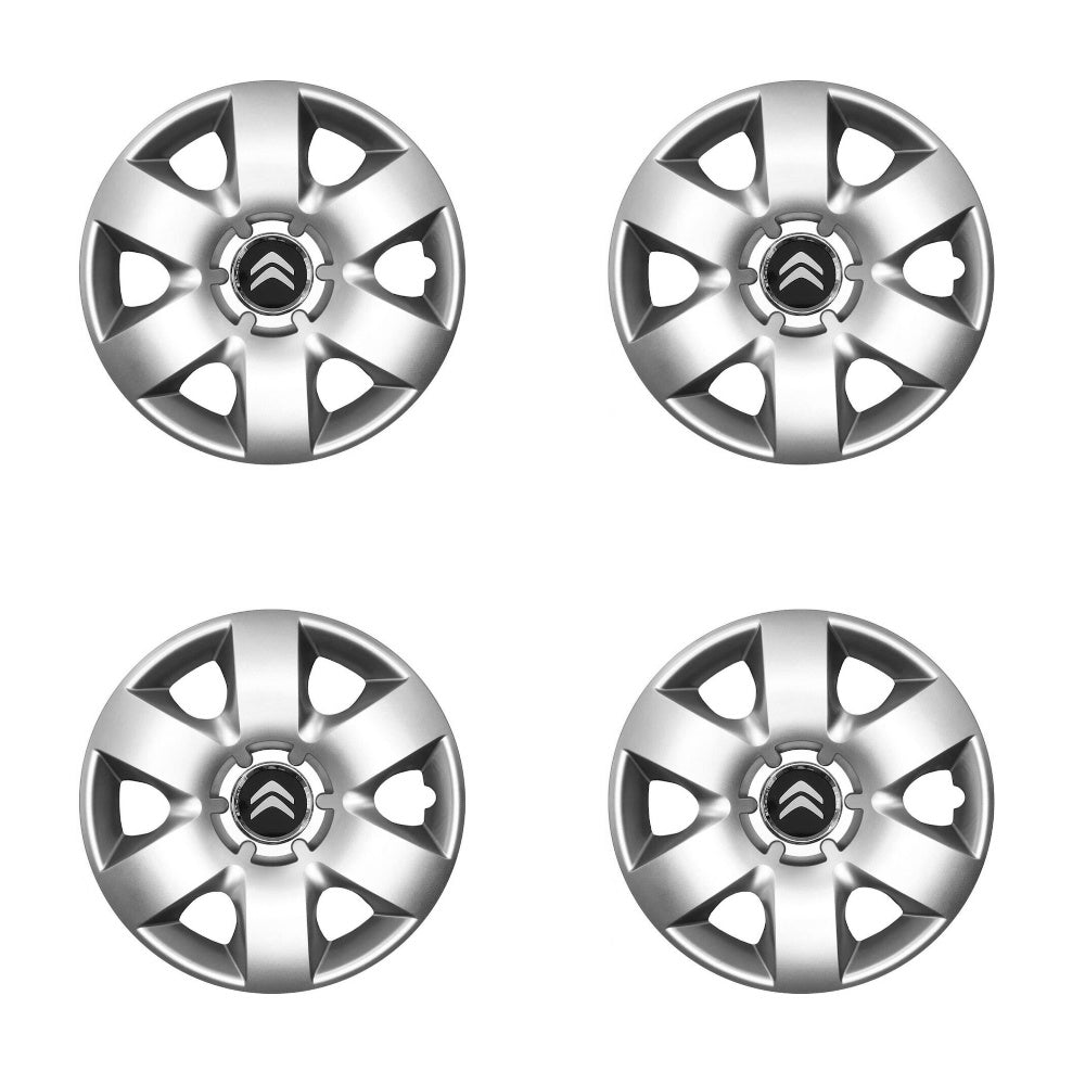 Set 4 capace roti potrivite jantelor de 15 inch compatibile Citroen, Model - 310