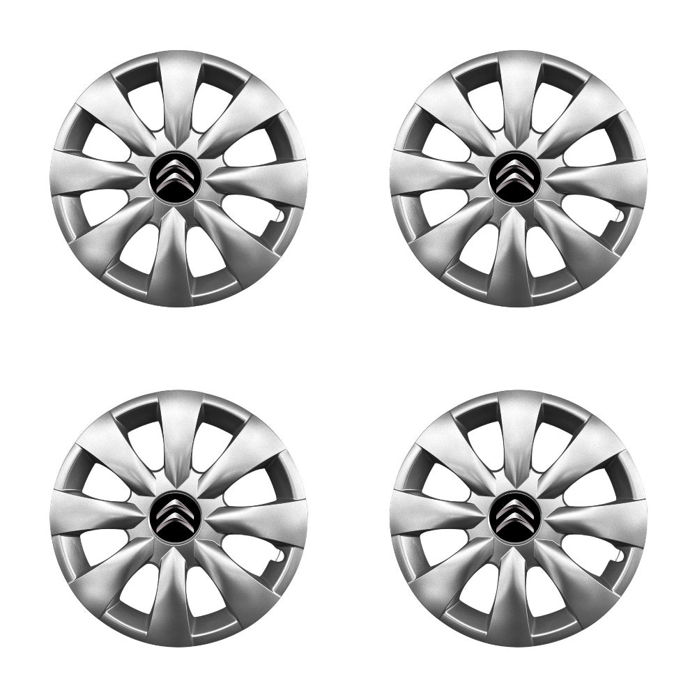 Set 4 capace roti potrivite jantelor de 15 inch compatibile Citroen, Model - 316