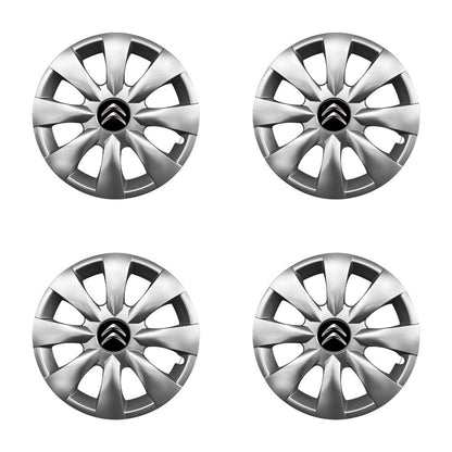 Set 4 capace roti potrivite jantelor de 15 inch compatibile Citroen, Model - 316