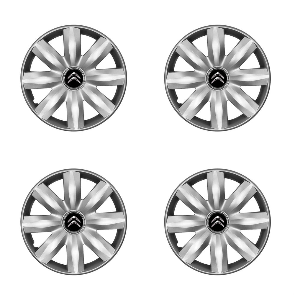 Set 4 capace roti potrivite jantelor de 14 inch compatibile Citroen, Model - 221
