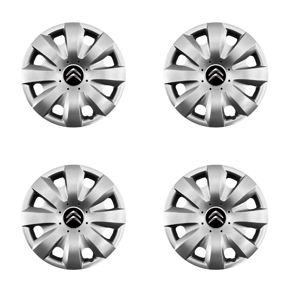 Set 4 capace roti potrivite jantelor de 15 inch compatibile gama Citroen, model - 321