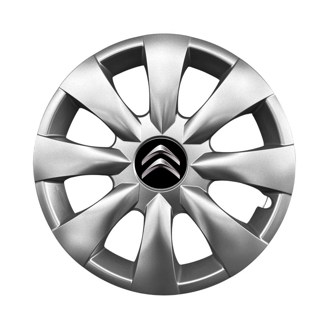 Set 4 capace roti potrivite jantelor de 15 inch compatibile Citroen, Model - 316