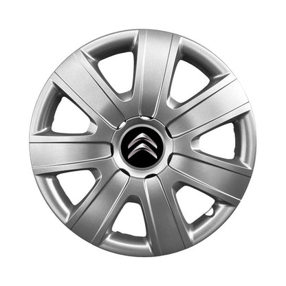 Set 4 capace roti 15 inchi (R15) compatibile CITROEN C1, C2, C3, C4, C5, Jumpy, Nemo, Picasso, Model-325