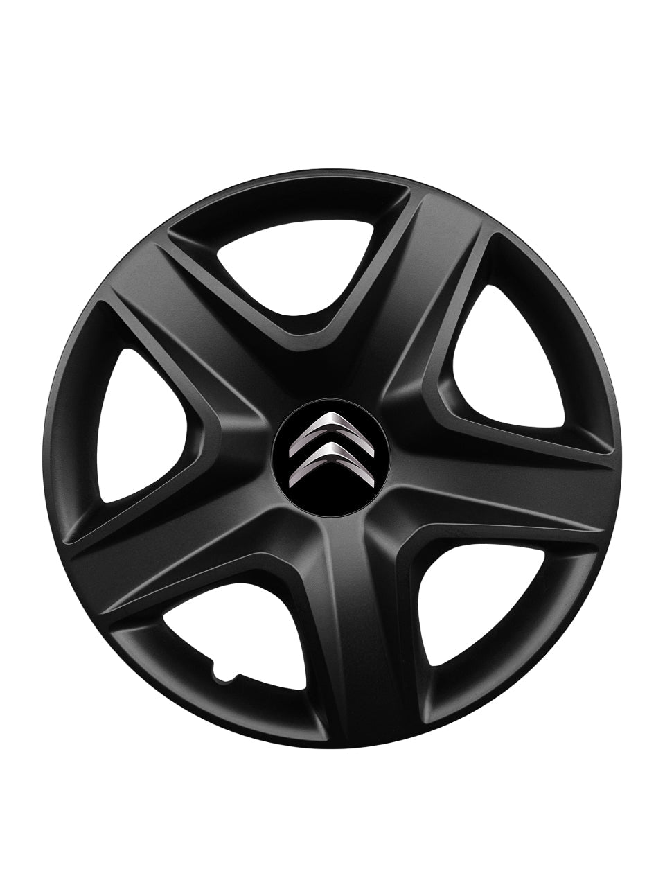 Set 4 capace roti potrivite jantelor de 16 inch compatibile CITROEN, Model 418 Black