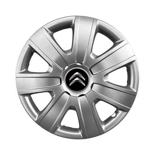 Set 4 capace roti 16 inchi (R16) compatibile CITROEN C1, C2, C3, C4, C5, Jumpy, Nemo, Picasso, Model-415