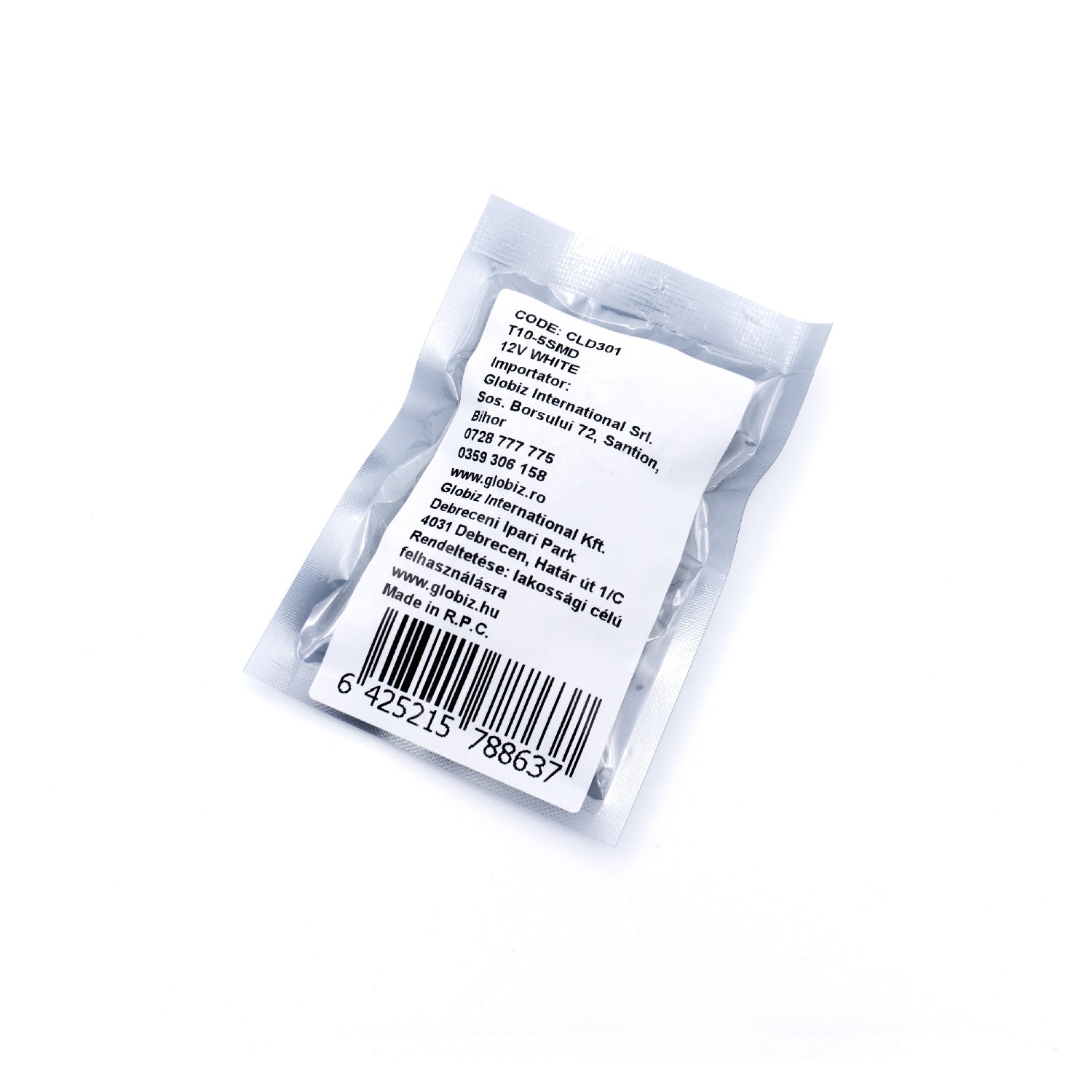 Pachet 10 Leduri auto de pozitie T10 1.25 W Carguard
