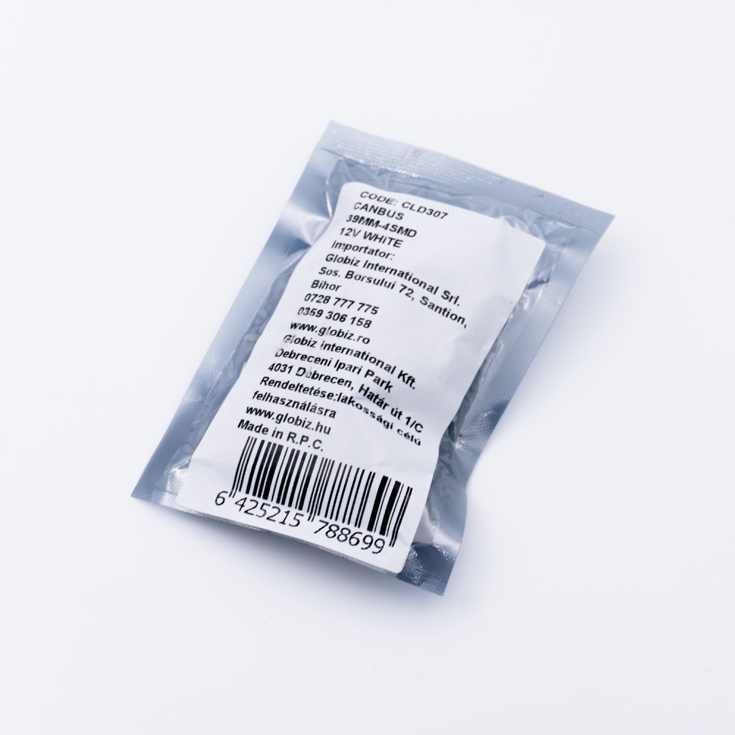 Pachet 10 Leduri auto sofit 39mm 3W can-bus Carguard