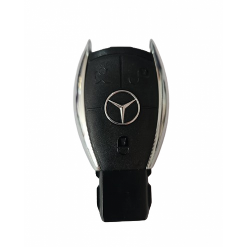 Carcasa cheie Mercede S-class, 3 but, cu logo cu butoane negre