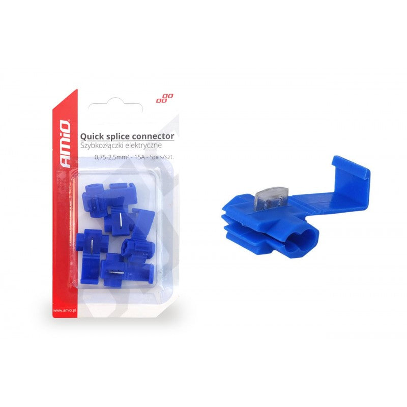 Conectori electrici rapizi, 0.75-2.5mm2, 15A, 5 buc
