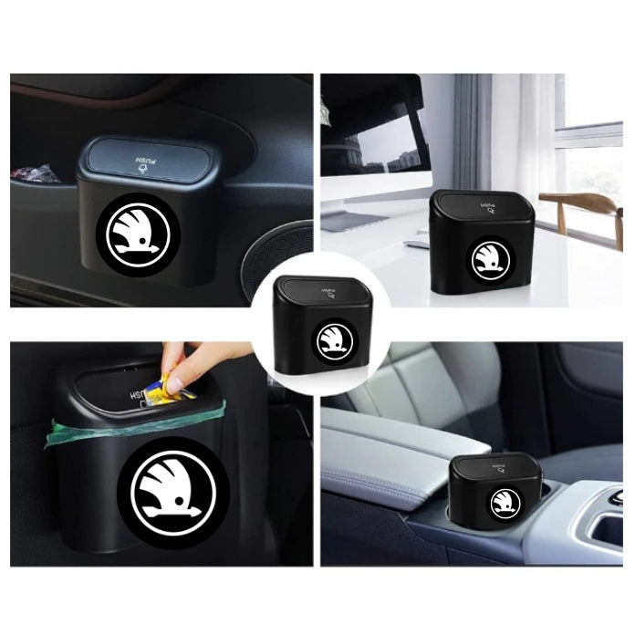 Coș De Gunoi Auto Pentru Depozitare Ș i Curățenie Pentru Skoda