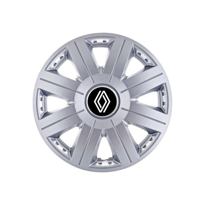 Set 4 capace roti 14 inchi (R14) Cosmos Gri, Compatibil Cu Renault Nou