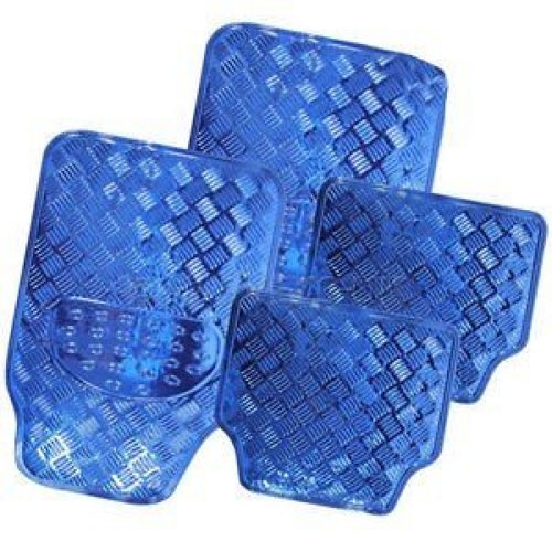 Set 4 covorase din cauciuc albastre