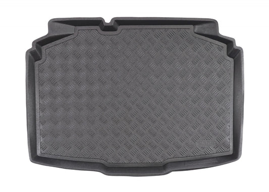 Covor Tavita Portbagaj Skoda FABIA IV Hatchback, podea in pozitie coborata, podea in pozitie coborata 2021 - | Skoda FABIA IV Hatchback, podea in pozitie coborata, cu podea standard ajustabila, cu rezerva mare, cu rezerva mica 2021 -