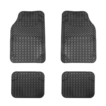Covorașe auto universale ajustabile Carguard – 68 x 44 cm / 44 x 34 cm PVC – negru