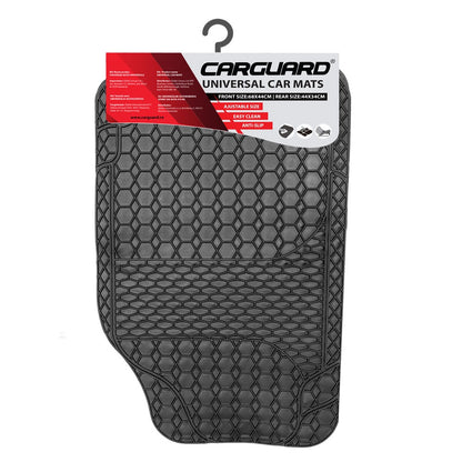 Covorașe auto universale ajustabile Carguard – 68 x 44 cm / 44 x 34 cm PVC – negru