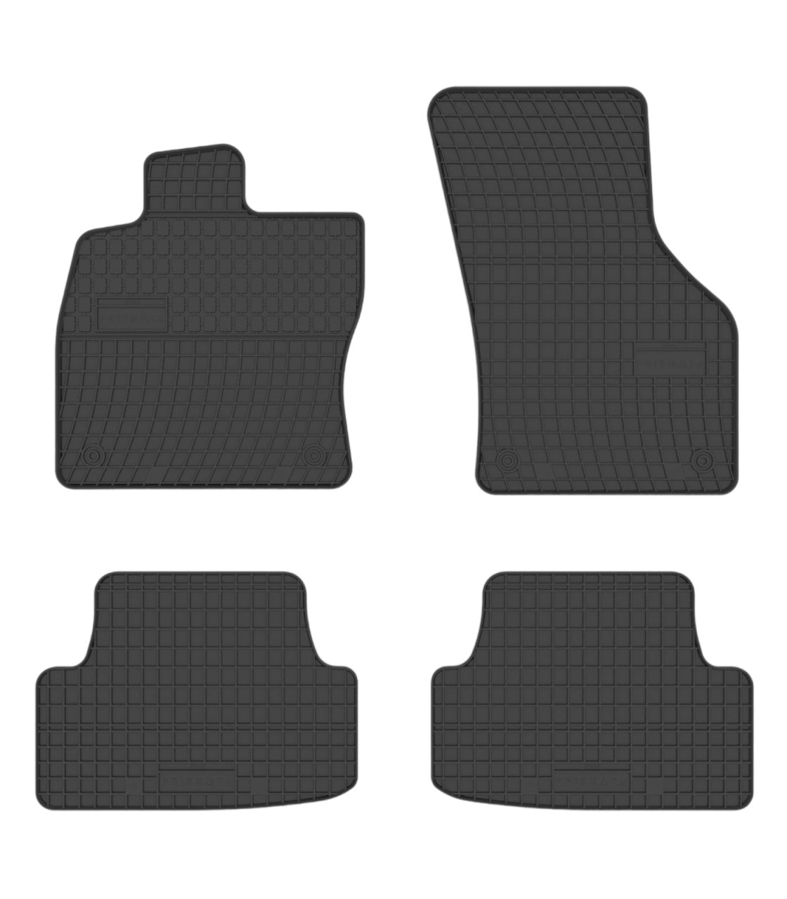 Gumiszőnyegek Audi A3 III 8V 2012-2020 | Seat LEON III 2013 után | Seat IBIZA V 2017 után | Seat ARONA 2017 után | VW GOLF VII 2012-2019 | VW GOLF VIII 2019 után | VW POLO VI 2017 után | VW T-ROC 2017 után