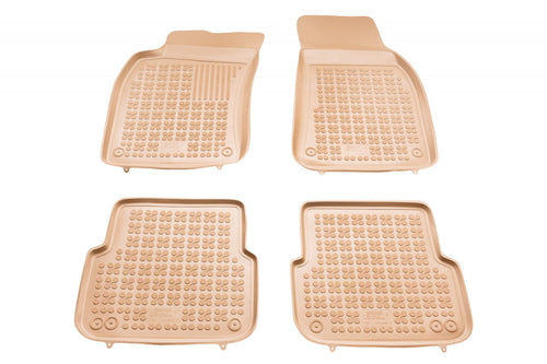 Covorase Presuri Auto Cauciuc Dedicate Bej Audi A6 Allroad Quattro C6 2006 - 2011 | Audi A6 III C6 Pre Facelift 2004 -2008