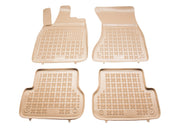 Covorase Presuri Auto Cauciuc Dedicate Bej Audi A6 IV C7 2011 - 2018 | Audi A7 I Sportback 2010 - 2017