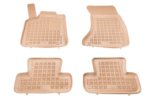 Covorase Presuri Auto Cauciuc Dedicate Bej Audi Q5 I 2008-2017