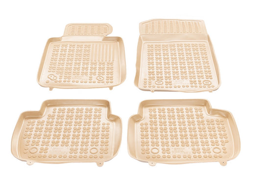 Covorase Presuri Auto Cauciuc Dedicate Bej BMW SERIA 3 E46 1998 - 2007 | BMW SERIA 3 E90, E91 2004 - 2013