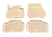 Covorase Presuri Auto Cauciuc Dedicate Bej BMW SERIA 3 F30, F31 2012 - 2018 | BMW SERIA 4 F32 2013 - 2020 | BMW SERIA 4 F36 Grand Coupe 2014 - 2021