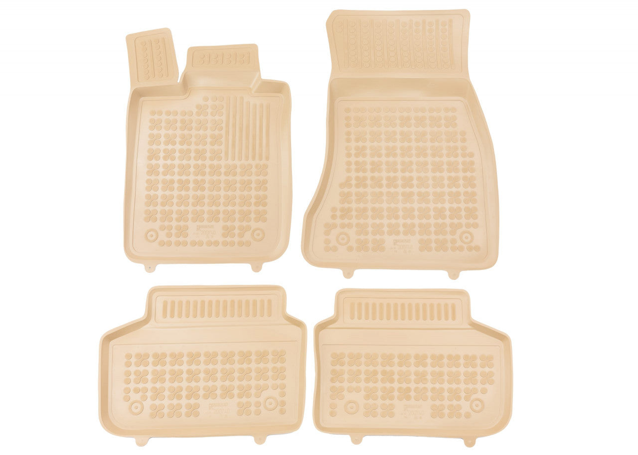 Covorase Presuri Auto Cauciuc Dedicate Bej BMW SERIA 7 G11 2015 -