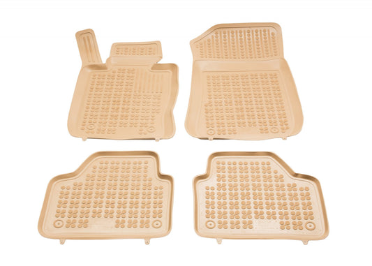 Covorase Presuri Auto Cauciuc Dedicate Bej BMW X1 E84 2009 -2016