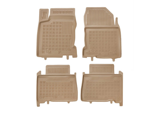 Covorase Presuri Auto Cauciuc Dedicate Bej Lexus NX I toate modelele inclusiv Hybrid 2014 - 2021