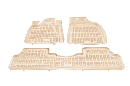 Covorase Presuri Auto Cauciuc Dedicate Bej Lexus RX III AL10 toate modelele inclusiv Hybrid, Facelift 2012 - 2015