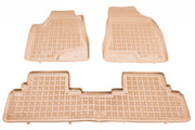 Covorase Presuri Auto Cauciuc Dedicate Bej Lexus RX III AL10 toate modelele inclusiv Hybrid, Pre Facelift 2009 - 2012