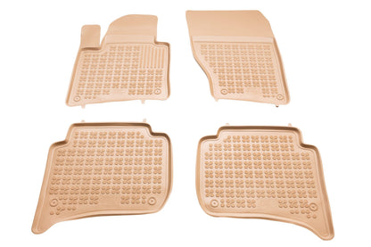 Covorase Presuri Auto Cauciuc Dedicate Bej Porsche CAYENNE II 2010 - 2017 | VW TOUAREG II 2010 - 2018