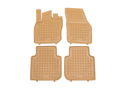 Covorase Presuri Auto Cauciuc Dedicate Bej Skoda KODIAQ II 2024 -